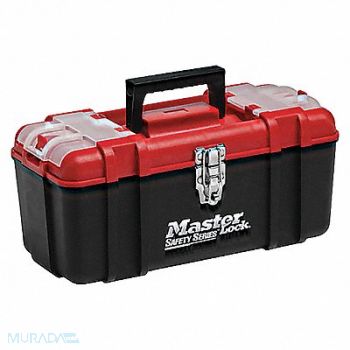 MASTER LOCK Lockout Tool Box Unfilled Tool Box, 49Z866