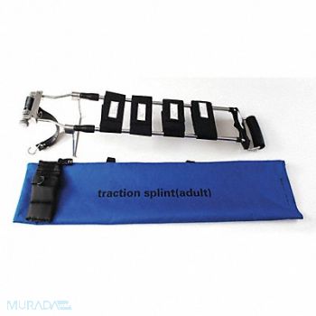 MEDSOURCE Splint Silver/Black Aluminum/Nylon, 49Z882