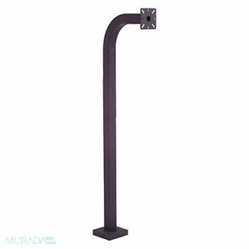 PEDESTAL PRO Gooseneck Pedestal 48 H Black 17 lb., 49Z904