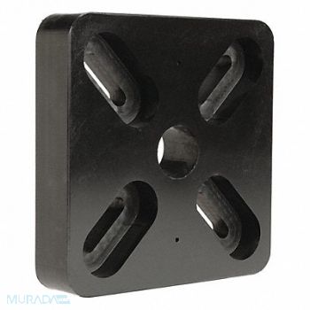PEDESTAL PRO Buffer Plate 5 x 5 x 1 size black, 49Z926