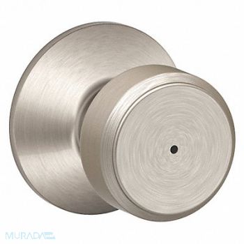 SCHLAGE Knob Lockset Mechanical Privacy Grd. 2, 49ZF14