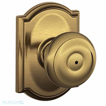 SCHLAGE Knob Lockset Mechanical Privacy Grd. 2, 49ZF23