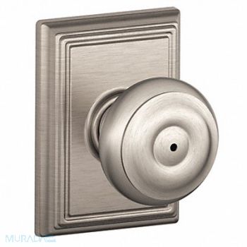 SCHLAGE Knob Lockset Mechanical Privacy Grd. 2, 49ZF26