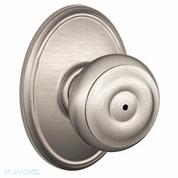 SCHLAGE Knob Lockset Mechanical Privacy Grd. 2, 49ZF29