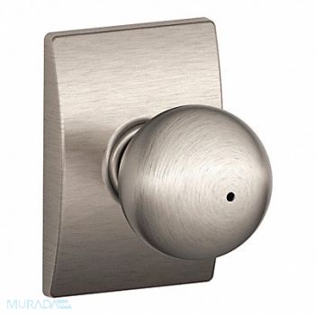 SCHLAGE Knob Lockset Mechanical Privacy Grd. 2, 49ZF54