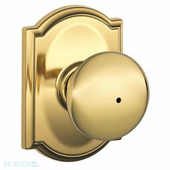 SCHLAGE Knob Lockset Mechanical Privacy Grd. 2, 49ZF60
