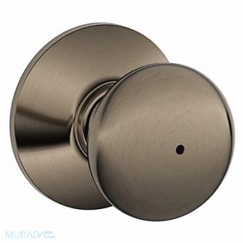 SCHLAGE Knob Lockset Mechanical Privacy Grd. 2, 49ZF67