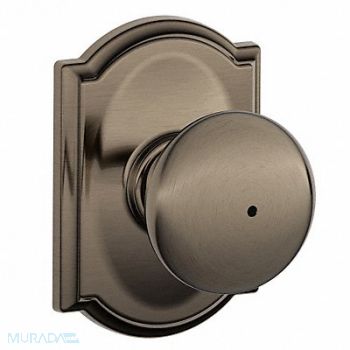 SCHLAGE Knob Lockset Mechanical Privacy Grd. 2, 49ZF68