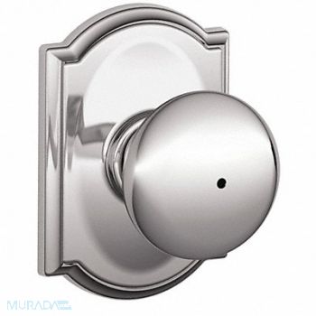 SCHLAGE Knob Lockset Mechanical Privacy Grd. 2, 49ZF71