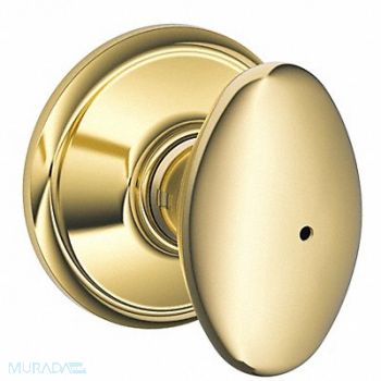 SCHLAGE Knob Lockset Mechanical Privacy Grd. 2, 49ZF75