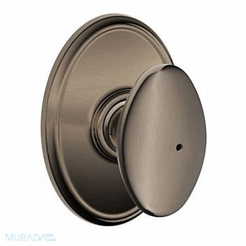 SCHLAGE Knob Lockset Mechanical Privacy Grd. 2, 49ZF91