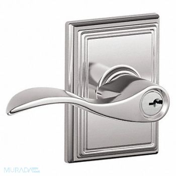SCHLAGE Lever Lockset Mechanical Entrance Grd. 2, 49ZR52