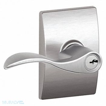 SCHLAGE Lever Lockset Mechanical Entrance Grd. 2, 49ZR56