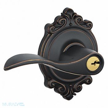 SCHLAGE Lever Lockset Mechanical Entrance Grd. 2, 49ZR58