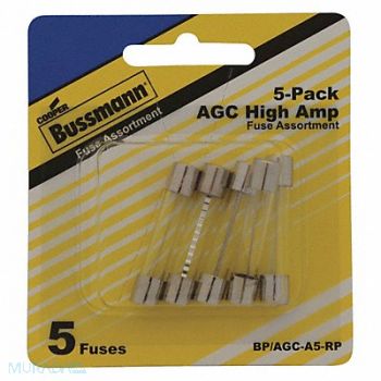 BUSSMANN Automotive Fuse Kit 5 AGC Series, 49ZU11