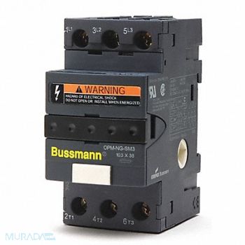 BUSSMANN Fuse Block 0 to 30A Class CC 3 Pole, 49ZV17
