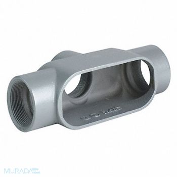 HUBBELL KILLARK Conduit Outlet Body Alum Trade 1 1/2 in, 49ZX43