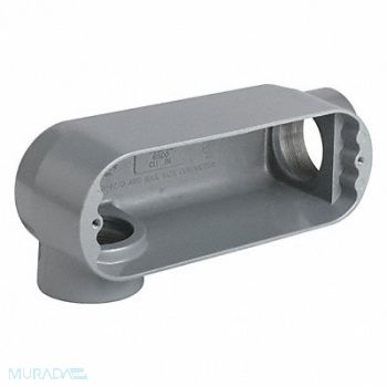 HUBBELL KILLARK Conduit Outlet Body Alum Trd Sz 2 1/2in, 49ZW69
