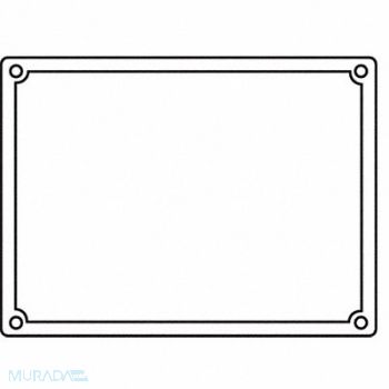 HUBBELL KILLARK Gasket Neoprene Black 3 Gangs 4-9/16 H, 49ZX82