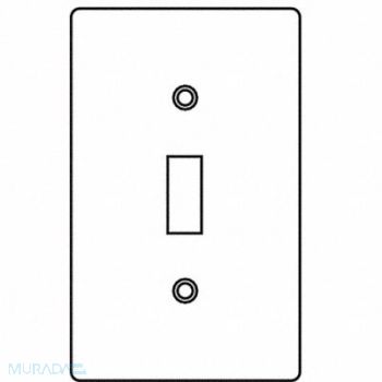 HUBBELL KILLARK Weatherproof Cover 1 x3 x3 Single Gang, 49ZX88