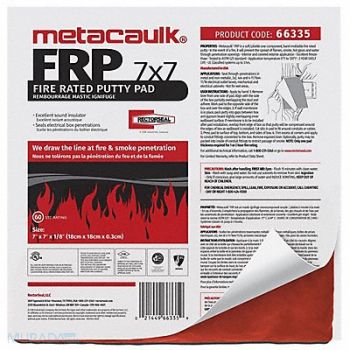 METACAULK Fire Barrier Putty Bar, 49ZY45