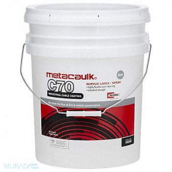 METACAULK Fire Barrier Sealant Pail 5 gal, 49ZY67