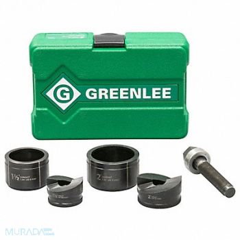 GREENLEE Hydraulic Punch Driver Set 10 ga. Steel, 4A743