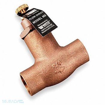 WATTS Flow Check Valve 1 In Sweat Bronze, 4A817
