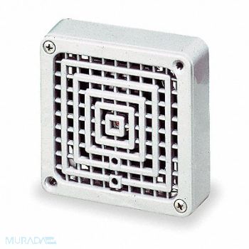 FEDERAL SIGNAL Vibratone Horn 120VAC 0.18 AC Gray, 4A967