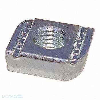 GRAINGER APPROVED Square Nut Steel Overall W 1 3/8in PK25, 4A986