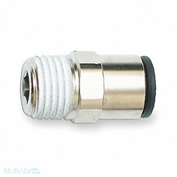 LEGRIS Male Connector Tube 1/4 Pipe 1/4 PK10, 4GXF6