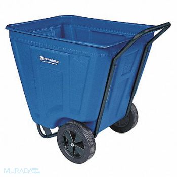 AKRO-MILS Cube Truck 7/16 cu yd. 350 lb Cap Blue, 4AAX7