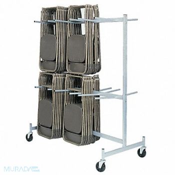 RAYMOND PRODUCTS Folding Chr Strg Cart 60 Chairs 800 lb., 4ADD3
