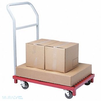 RAYMOND PRODUCTS Platform Truck 850 lb Steel 36 in L, 4ADJ4