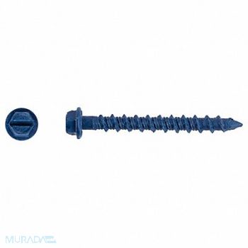 TAPCON ConcScrw HexWashr S 3/16 D 1-3/4 L PK100, 4AK82