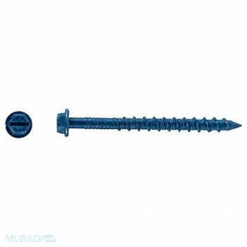 TAPCON ConcScrw HexWashr S 3/16 D 2-1/4 L PK100, 4AK83