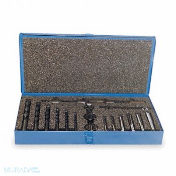 CLEVELAND Drill/Tap/Die Set 18pc HSS, 4ALH5