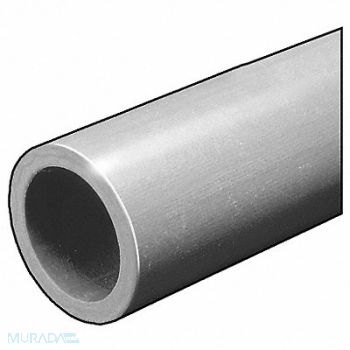 FIBERGRATE RD Tube ISOFR Gry 2 ODx1/4 In Wall 10 Ft, 4ATR7