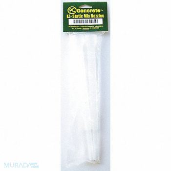 PC PRODUCTS Static Mixing Nozzle Clear Plastic PK2, 4AUX8