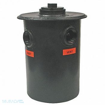ORION Dilution Tank 55 Gallons 3 In FIP Poly, 4AYL9