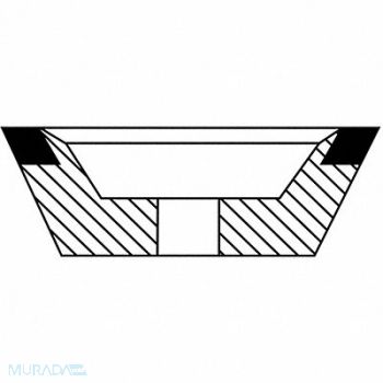 NORTON Flaring Cup Wheel 5In 120 11V9, 4B075