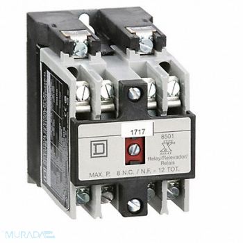 SQUARE D H2715 NEMA Control Relay2NO120VAC10A, 4B522