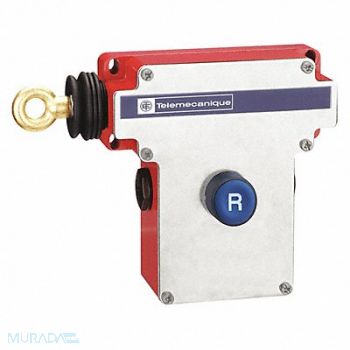 TELEMECANIQUE SENSORS Cable Pull Switch 10A Left 1NO+1NC, 4B786