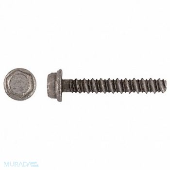 RED HEAD ConcScrw HexWashr S 3/8 D 2-1/2 L PK50, 4BU94