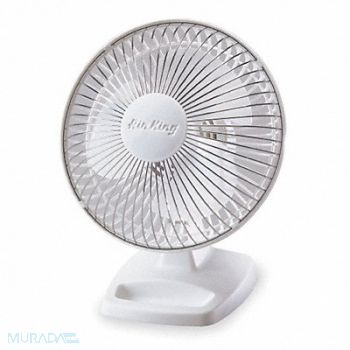 AIR KING Compact Fan 2 Speeds 6 Blade Dia, 4C796
