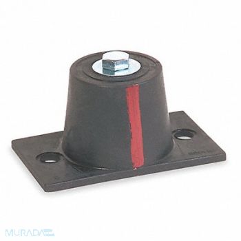GRAINGER APPROVED Floor Mount Vibration Isolator Neoprene, 4C961
