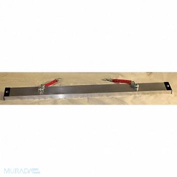 SWEEPEX Magnet Bar Metal Silver Red 60 in., 4CAC1