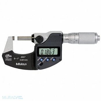 MITUTOYO Electronic Micrometer 0-1 In 0.0001 In, 4CGG2
