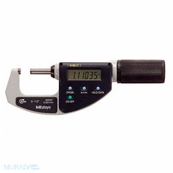 MITUTOYO Quick Micrometer 0-1.2 In 0.00005 In, 4CGG4
