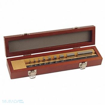 MITUTOYO Gage Block Set AS-1 0.625-2 In 9Pc, 4CGW9